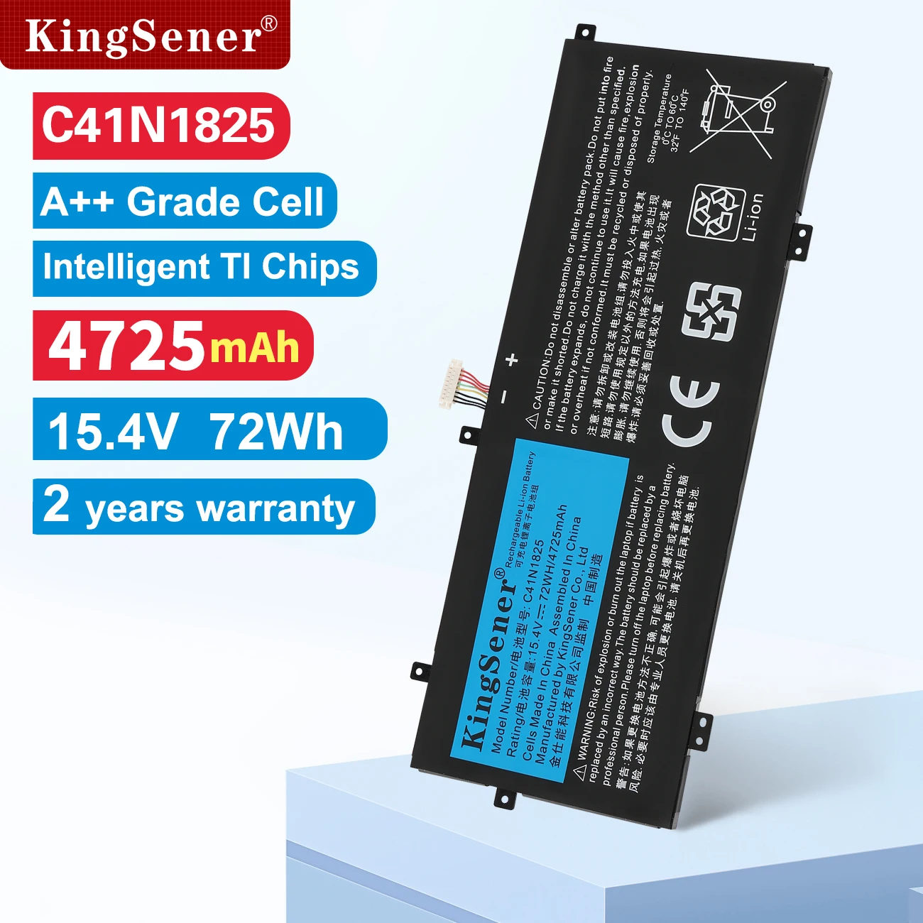 KingSener C41N1825 Laptop Battery For ASUS VivoBook 14 X403FA ADOL14F ADOL14U ADOL I403FA I403FA-2C X403FA-2C X403FA-2S Series
KingSener C41N1825 Laptop Battery For ASUS VivoBook 14 X403FA ADOL14F ADOL14U ADOL I403FA I403FA-2C X403FA-2C X403FA-2S Series