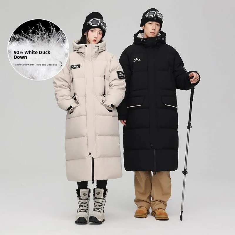 Unisex Long Hooded down Jacket Thick Warm White Duck Feather Workwear Coat Couple Winter Outerwear Polyester Fiber Zipper Clo...
Unisex Long Hooded down Jacket Thick Warm White Duck Feather Workwear Coat Couple Winter Outerwear Polyester Fiber Zipper Clo...