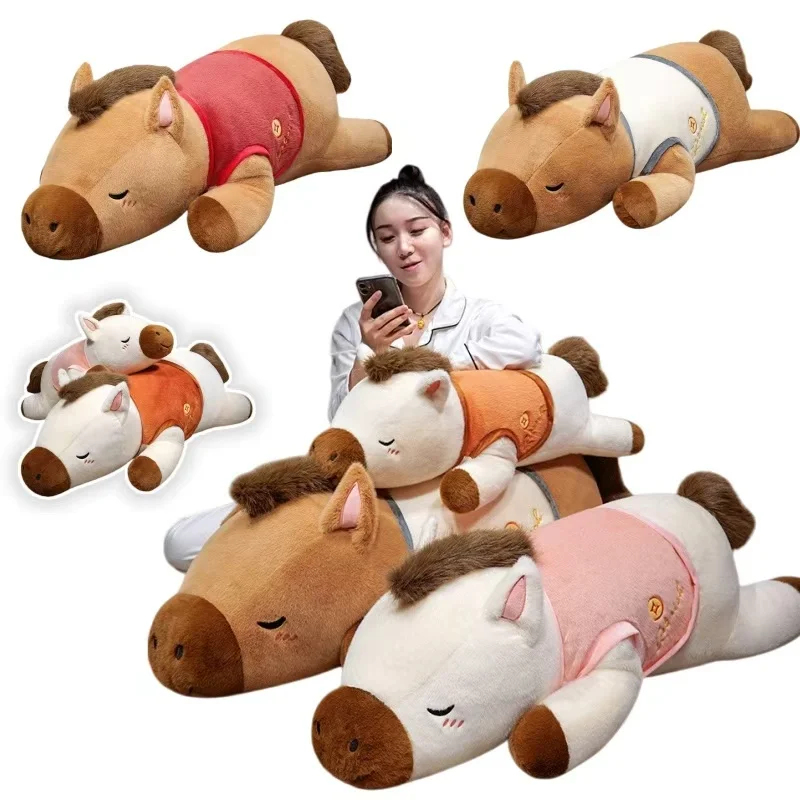 Cute Prone Position Horse Pillow Plush Toys Super Soft Animals Baby Sleeping Comfort Doll Birthday Christmas Gifts Party Decor
Cute Prone Position Horse Pillow Plush Toys Super Soft Animals Baby Sleeping Comfort Doll Birthday Christmas Gifts Party Decor