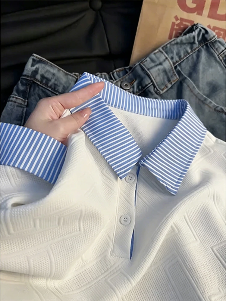 American Style Short Sleeve Shirt Collared T-Shirt for Men Breathable Cool Sensation Half Sleeve Fake Two-Piece Top
American Style Short Sleeve Shirt Collared T-Shirt for Men Breathable Cool Sensation Half Sleeve Fake Two-Piece Top
