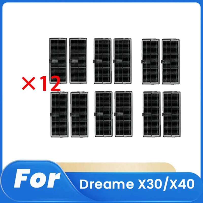 12 Pcs Cleaner Filter For Dreame X30/X40 Sweeping Robot Accessories Cleaner Parts Replacement
12 Pcs Cleaner Filter For Dreame X30/X40 Sweeping Robot Accessories Cleaner Parts Replacement
