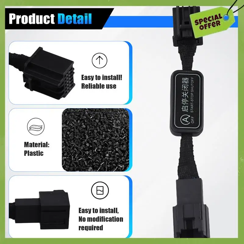 Leading-Edge-Auto Start Stop Eliminator For 18-23 Jeep Wrangler JL JLU Upgrade Plug Play Engine System Cable (Not Fit 4XE)
Leading-Edge-Auto Start Stop Eliminator For 18-23 Jeep Wrangler JL JLU Upgrade Plug Play Engine System Cable (Not Fit 4XE)