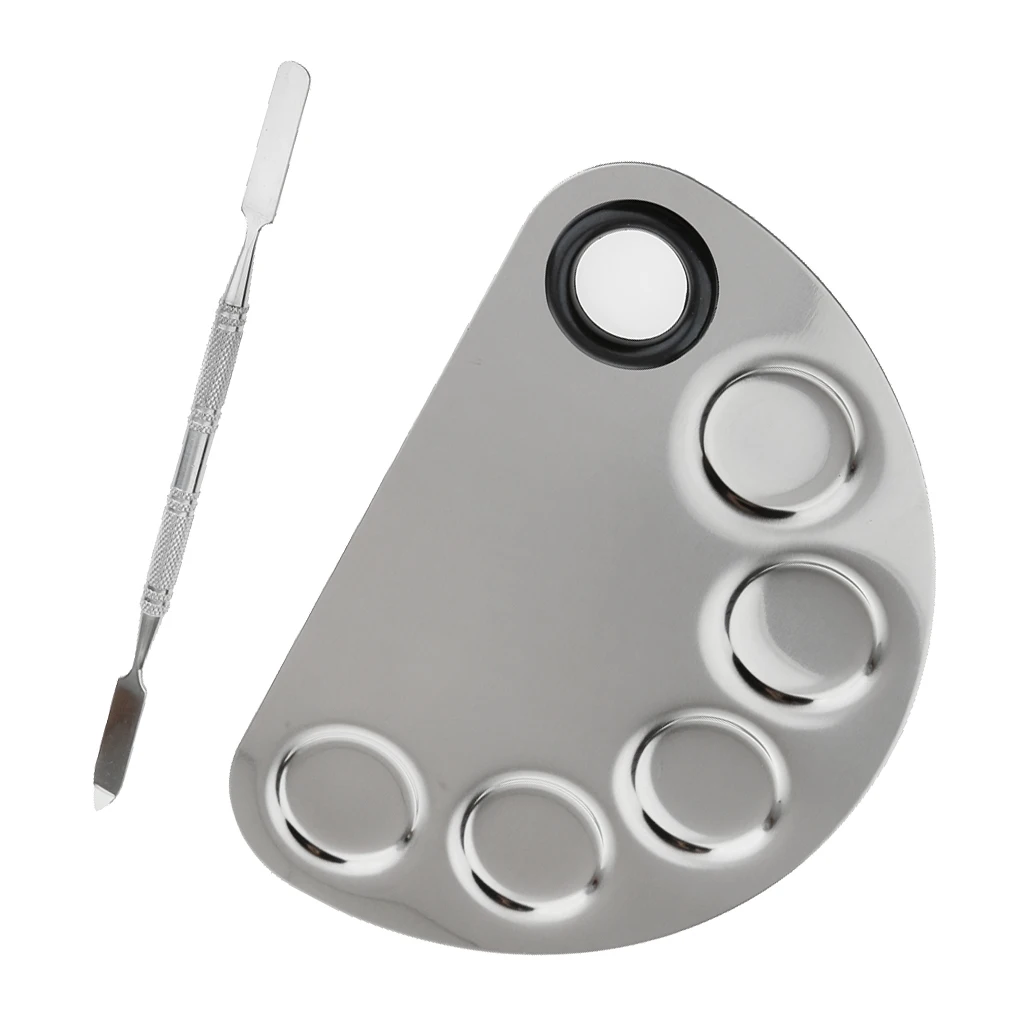 Set Of Stainless Steel Stylish Shape Foundation Lipstick Concealer Pigment With Spatula Mixing Tool
Set Of Stainless Steel Stylish Shape Foundation Lipstick Concealer Pigment With Spatula Mixing Tool