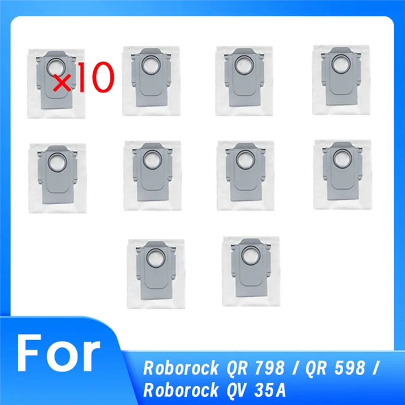 B82B-10 Pcs Replacement Parts Dust Bag For Roborock QV 35A / QR 598 / QR 798 Vacuum Cleaner Parts Efficient Cleaning Accessories
B82B-10 Pcs Replacement Parts Dust Bag For Roborock QV 35A / QR 598 / QR 798 Vacuum Cleaner Parts Efficient Cleaning Accessories