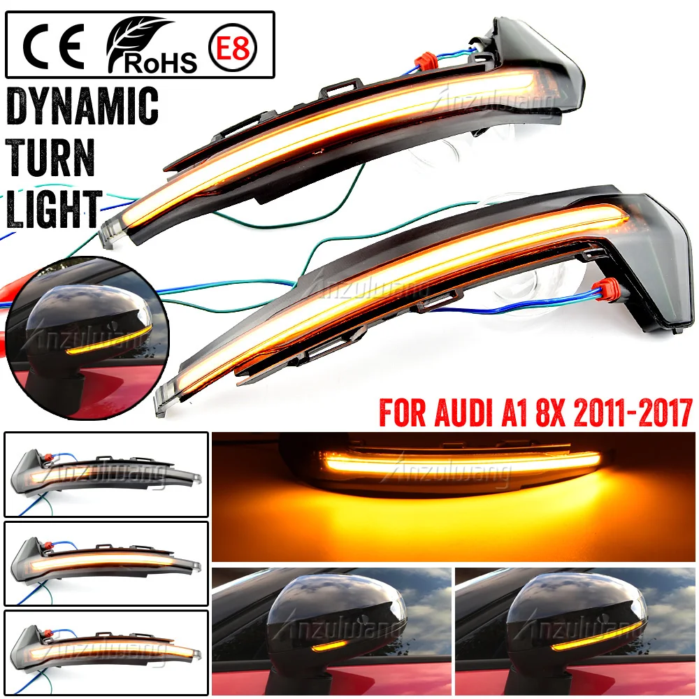 2x LED Dynamic Turn Signal Light Side Mirror Blinker Arrow Sequential Flasher Repeater Fit for AUDI A1 ( 8X ) 2011-05.2018
2x LED Dynamic Turn Signal Light Side Mirror Blinker Arrow Sequential Flasher Repeater Fit for AUDI A1 ( 8X ) 2011-05.2018