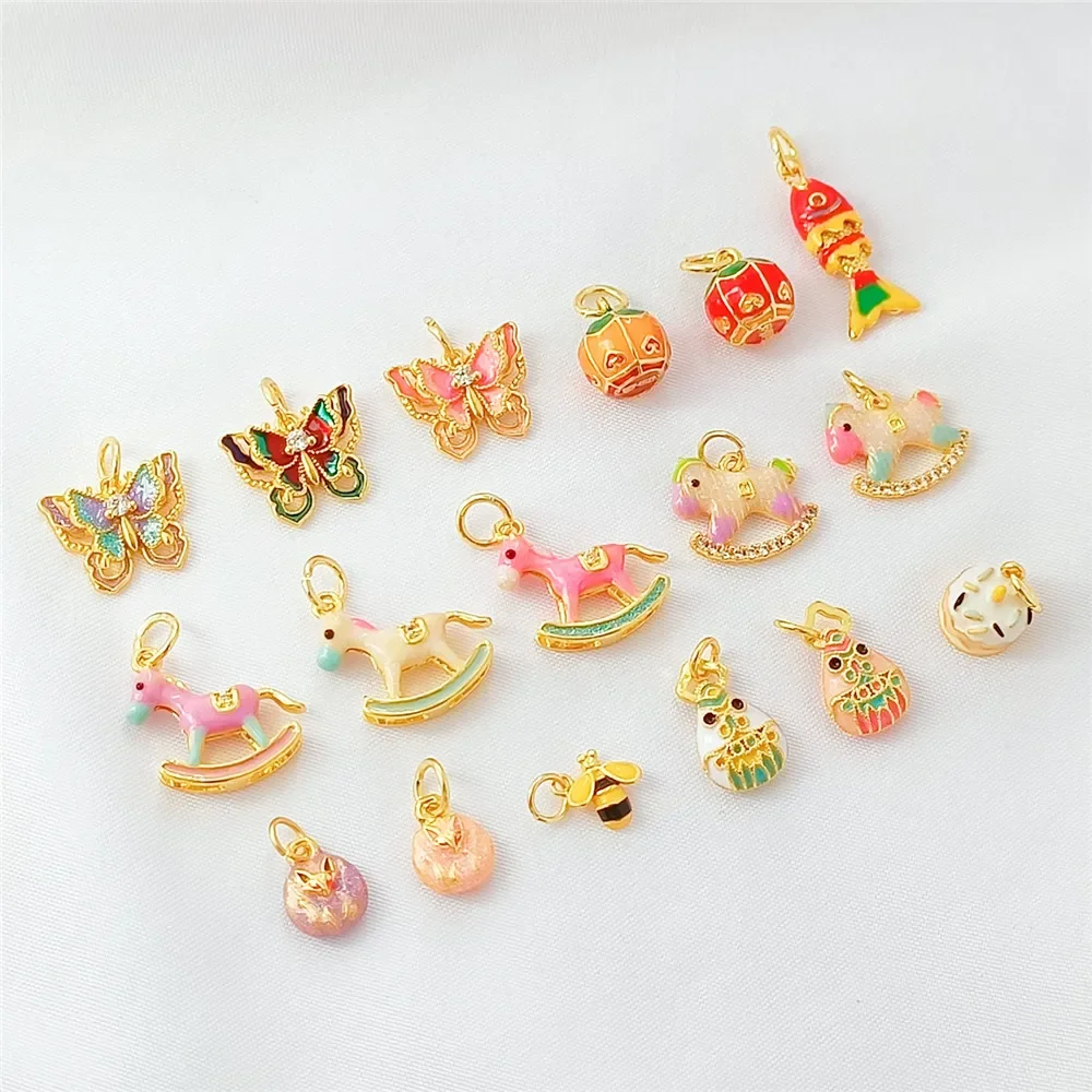 18-каратное медное покрытие, позолоченная бабочка с маслом, деревянная подвеска в виде лошади, ручная работа, браслет «сделай сам», ожерелье, аксессуар, материал
18-каратное медное покрытие, позолоченная бабочка с маслом, деревянная подвеска в виде лошади, ручная работа, браслет «сделай сам», ожерелье, аксессуар, материал