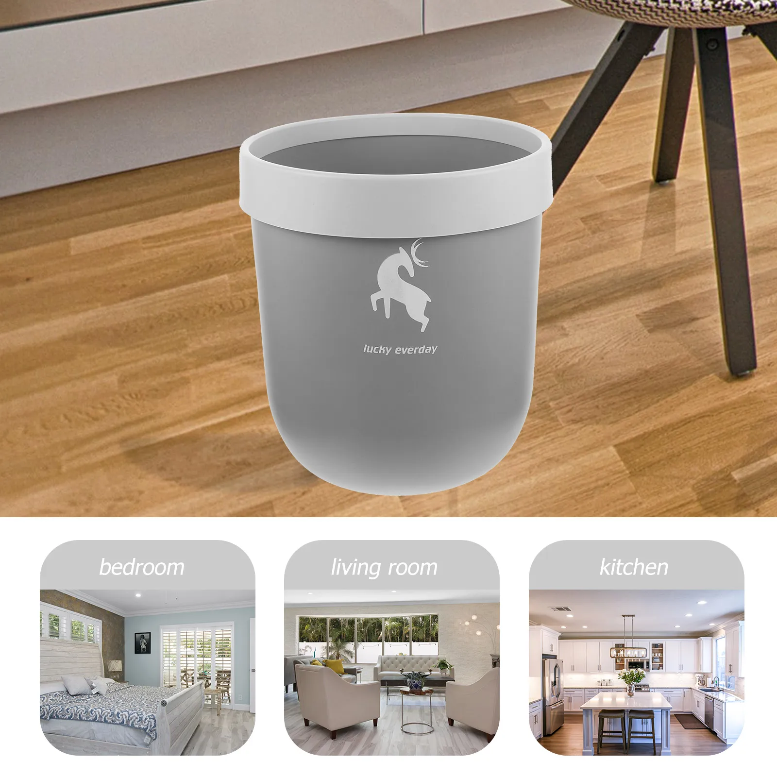 Nordic Style Garbage Tube Can for Bedroom Cans Portable Small Pp Bathroom Trash Office Bins 
Nordic Style Garbage Tube Can for Bedroom Cans Portable Small Pp Bathroom Trash Office Bins