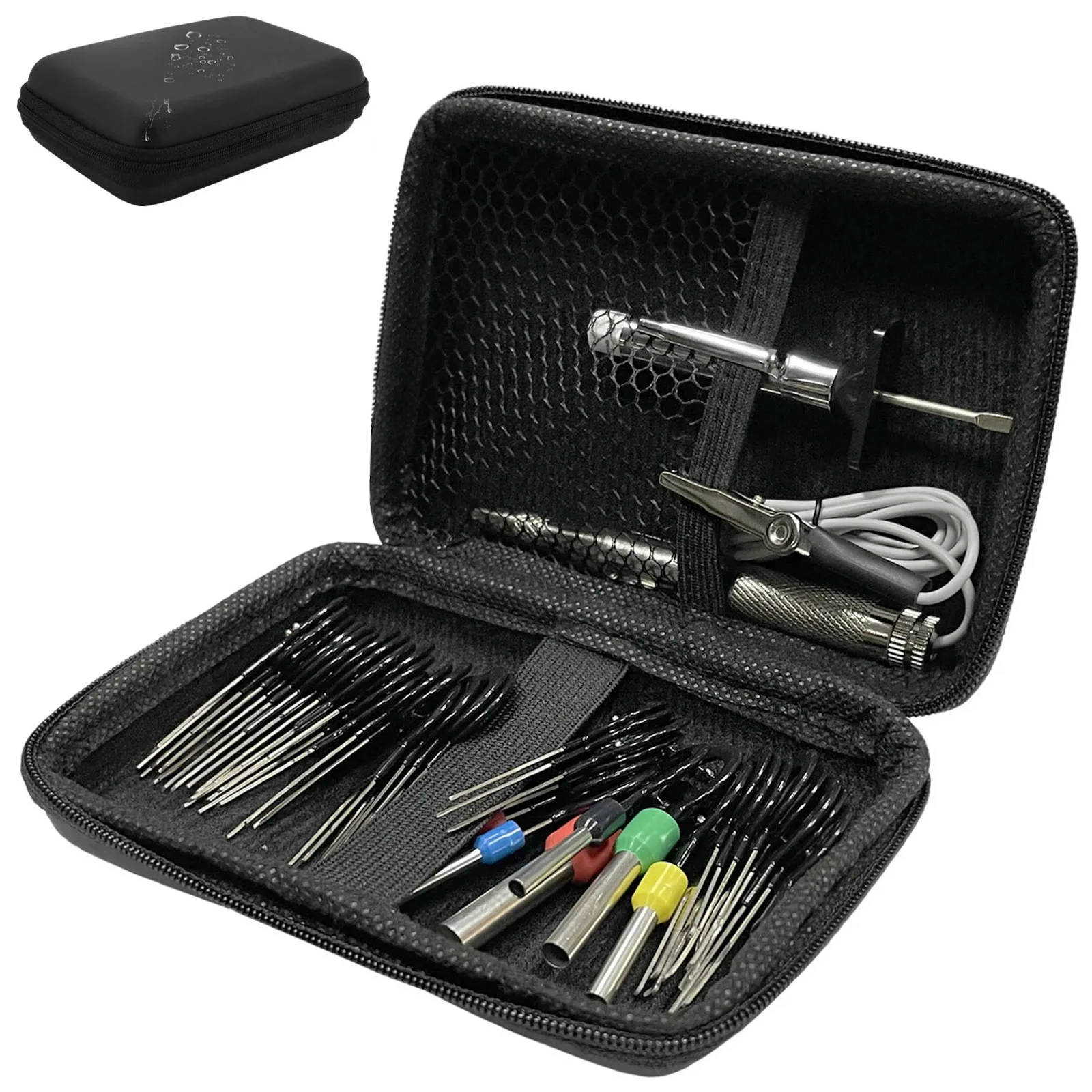 Car Terminal Removal Kit Electrical Wiring Crimp Connector Pin Extractor Kit Car Electric Repair Hand Tools Kit Accessories
Car Terminal Removal Kit Electrical Wiring Crimp Connector Pin Extractor Kit Car Electric Repair Hand Tools Kit Accessories