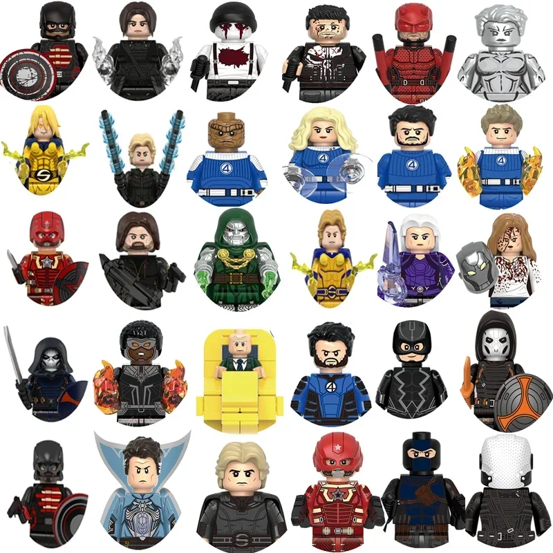 Конструкторы Marvel Avengers: Зимний Солдат, Черная Вдова, Дардвелл, Доктор Дум, мини-фигурки Дардвелла, игрушки
Конструкторы Marvel Avengers: Зимний Солдат, Черная Вдова, Дардвелл, Доктор Дум, мини-фигурки Дардвелла, игрушки