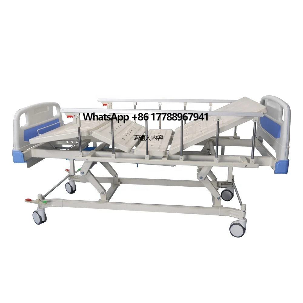Hospital Clinic 3-Crank Multi-Functional Use Manual Medical Patient Bed for Treatment and Examination
Hospital Clinic 3-Crank Multi-Functional Use Manual Medical Patient Bed for Treatment and Examination