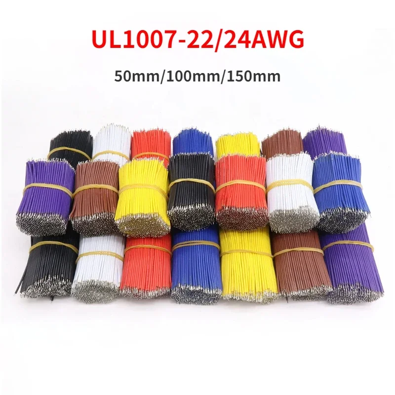 100/160Pcs Fly Jumper Wire 24/22 AWG Electron Solder Cable PVC Insulated Tin-plated Copper Conduct Connector Line -30℃~80℃ 300V
100/160Pcs Fly Jumper Wire 24/22 AWG Electron Solder Cable PVC Insulated Tin-plated Copper Conduct Connector Line -30℃~80℃ 300V