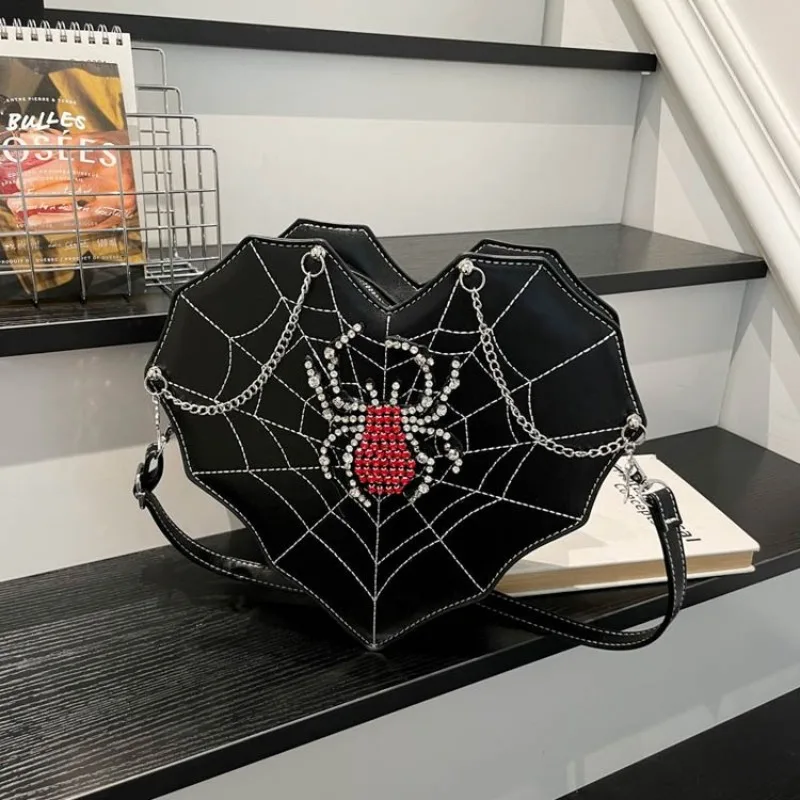 Новая женская сумка на Хэллоуин с пауком и сердечками - модная крутая сумка через плечо, стильная сумка-клатч для вечеринок и уличной моды
Новая женская сумка на Хэллоуин с пауком и сердечками - модная крутая сумка через плечо, стильная сумка-клатч для вечеринок и уличной моды