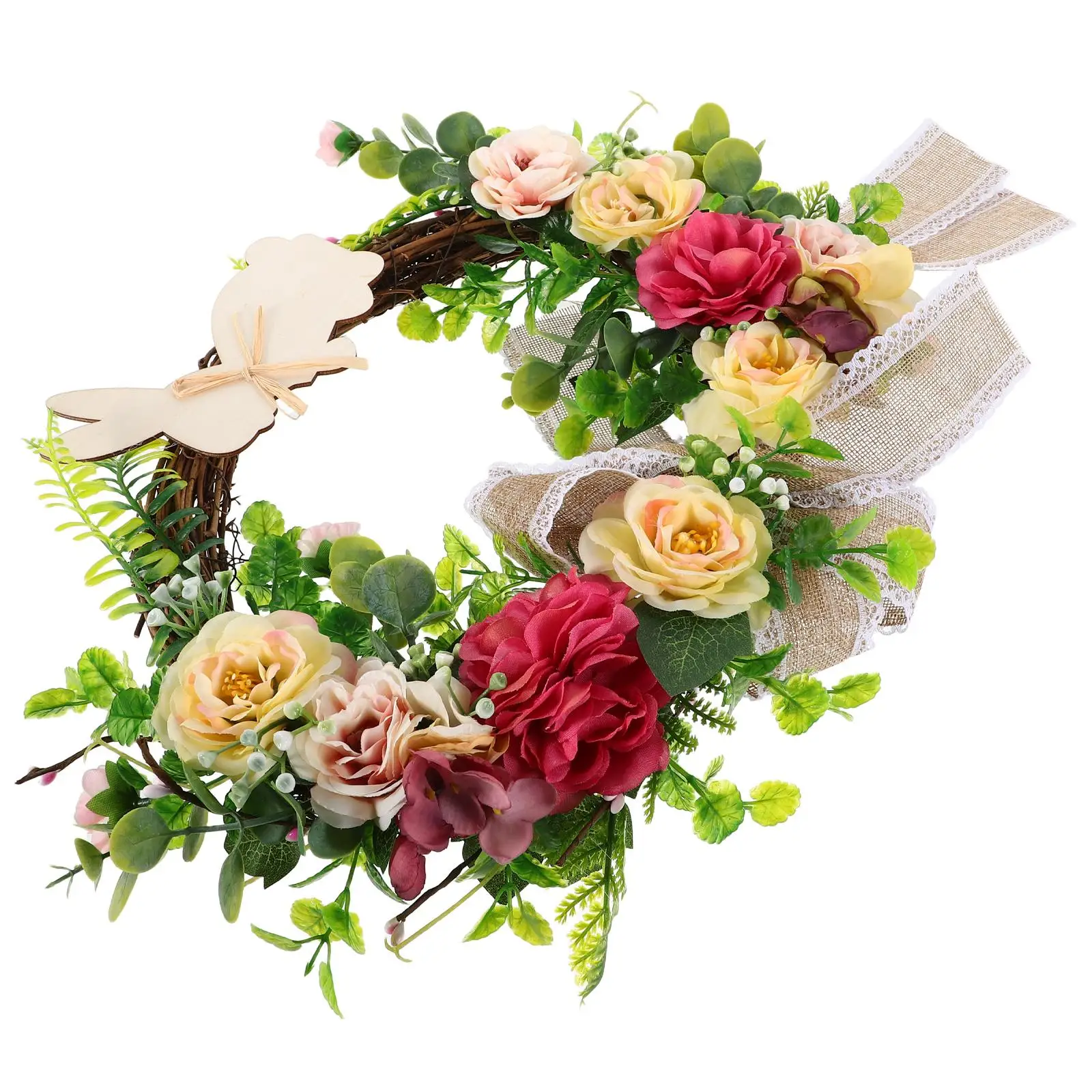 Bunny Garland Rabbit Wreath Artificial Plants Vine Party Decorations Door Hangings Photo Props Spring Frame Garden Ornaments
Bunny Garland Rabbit Wreath Artificial Plants Vine Party Decorations Door Hangings Photo Props Spring Frame Garden Ornaments