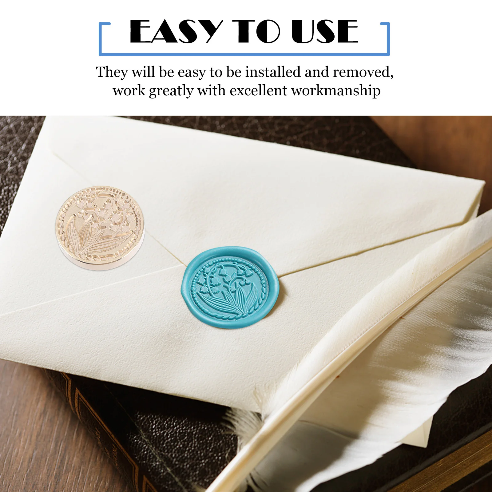 2pcs Copper Heads Replacement For Wax Seal Stamps Premium Brass Sealing Embellishment Decorative Craft Diy Stationery
2pcs Copper Heads Replacement For Wax Seal Stamps Premium Brass Sealing Embellishment Decorative Craft Diy Stationery