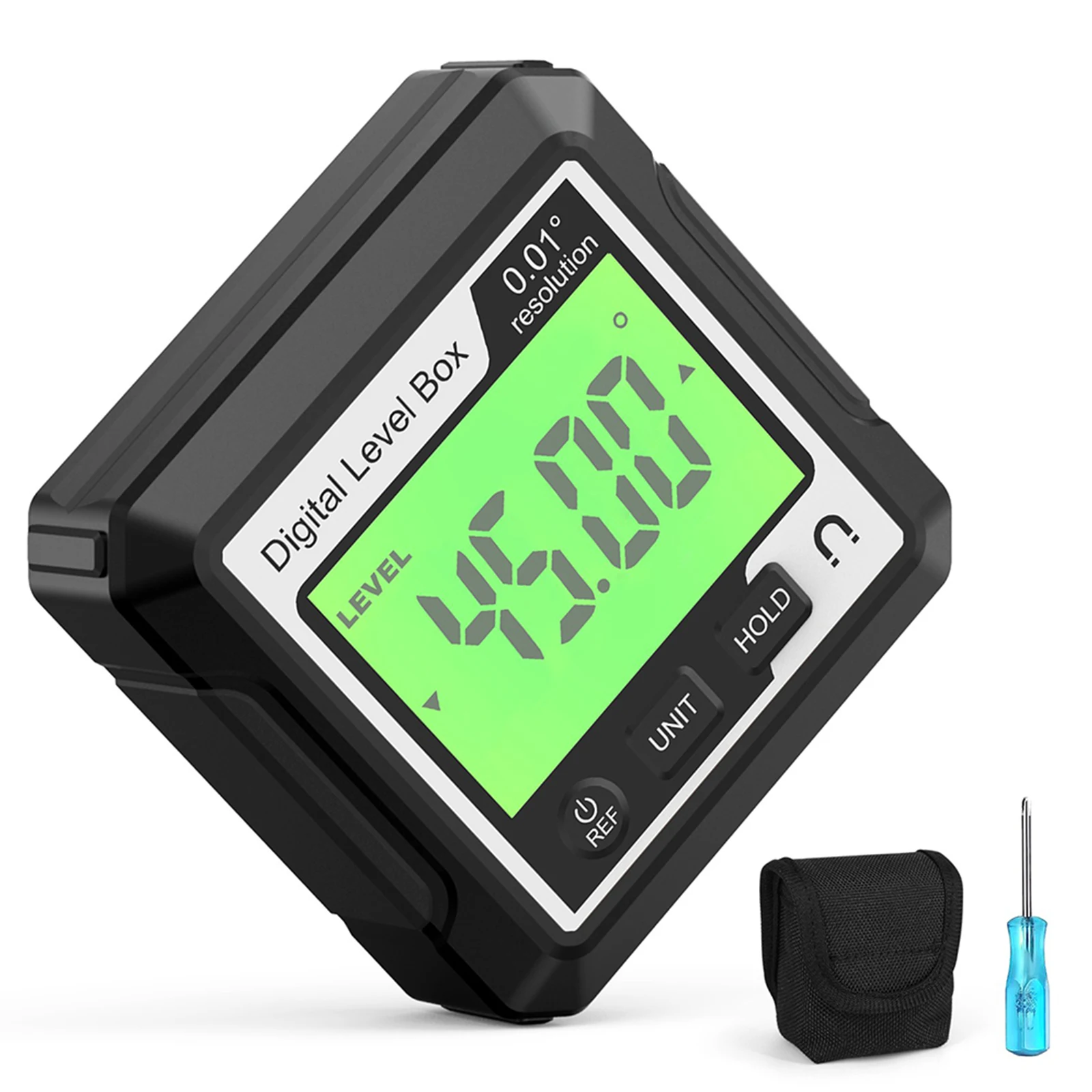 Portable Angle Tool 5.7*2.5*5.7cm Digital Angle Meter Accuracy 0.1 Angle Measurement Tool Battery Operated Compact Design
Portable Angle Tool 5.7*2.5*5.7cm Digital Angle Meter Accuracy 0.1 Angle Measurement Tool Battery Operated Compact Design