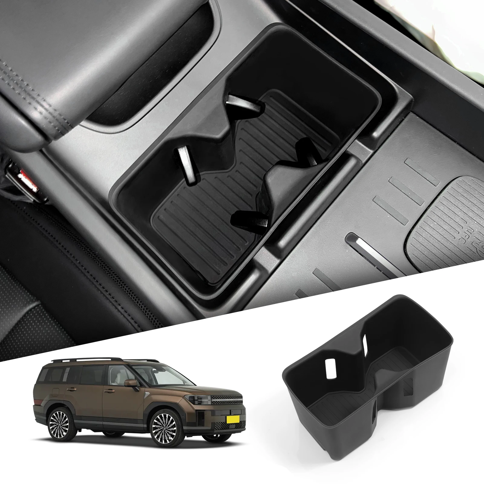 Smabee для Hyundai Santa Fe 2024 2025, автомобильный держатель для стакана с водой, противоскользящий, амортизирующий, центральная консоль, держатель для чашки, вставка лотка
Smabee для Hyundai Santa Fe 2024 2025, автомобильный держатель для стакана с водой, противоскользящий, амортизирующий, центральная консоль, держатель для чашки, вставка лотка