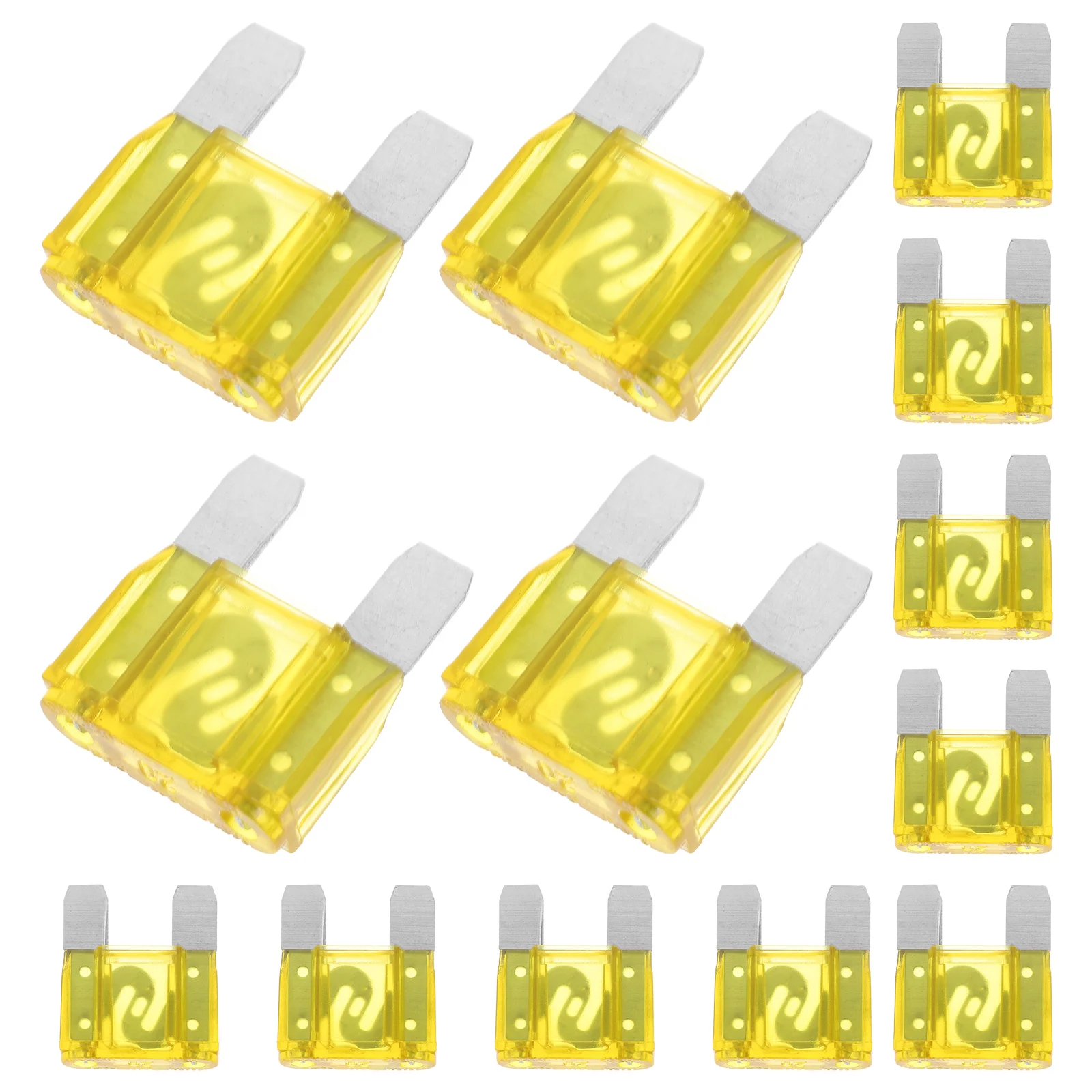20PCS Car 30A Yellow Plastic Blade Fuse Kit Amplifier Truck RV Supplies Auto Replacement Parts
20PCS Car 30A Yellow Plastic Blade Fuse Kit Amplifier Truck RV Supplies Auto Replacement Parts