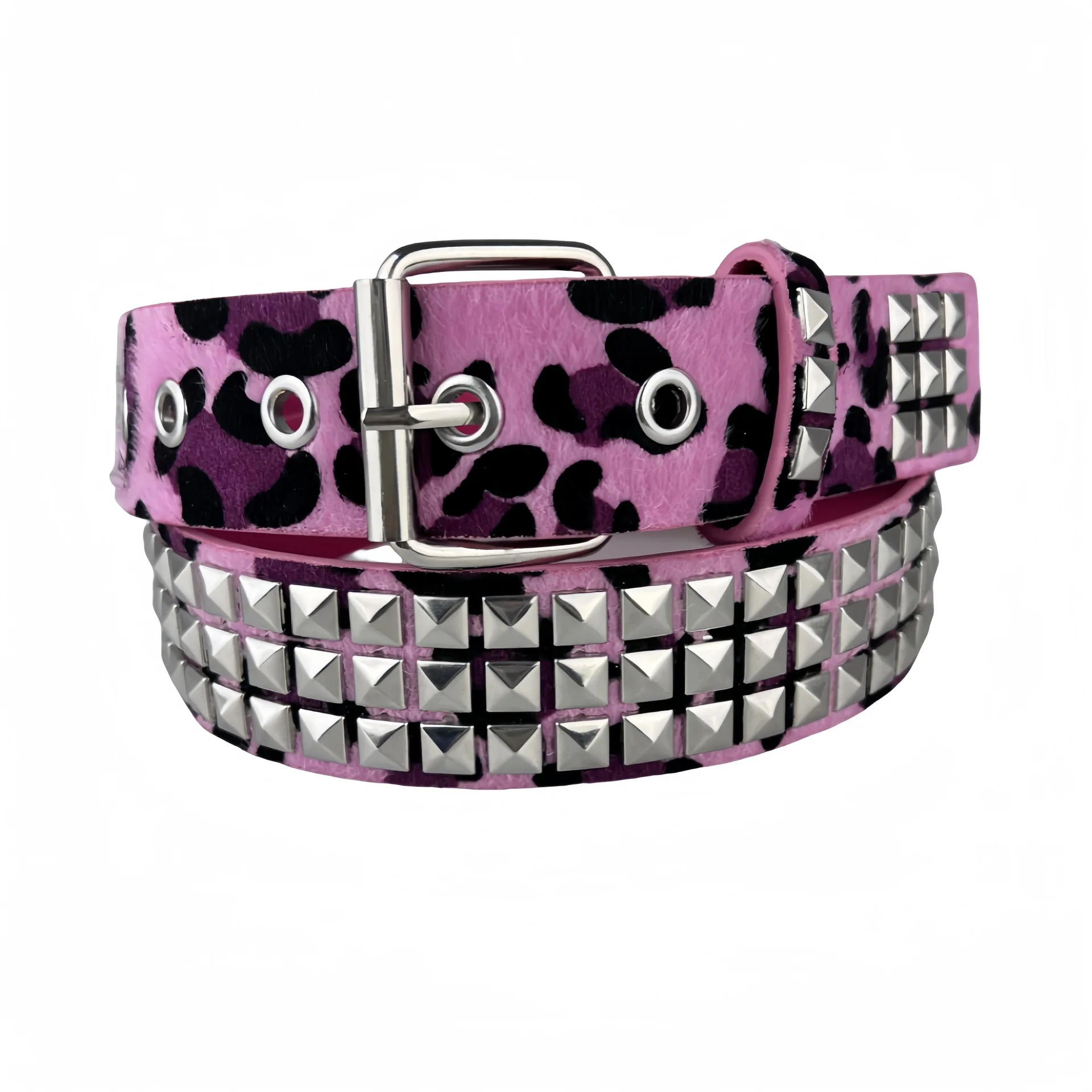 New Men's and Women's Square Bead Rivet Pyramid Inlaid Belt Punk Hip Hop Rock Air Eye Decorative Camouflage Belt
New Men's and Women's Square Bead Rivet Pyramid Inlaid Belt Punk Hip Hop Rock Air Eye Decorative Camouflage Belt