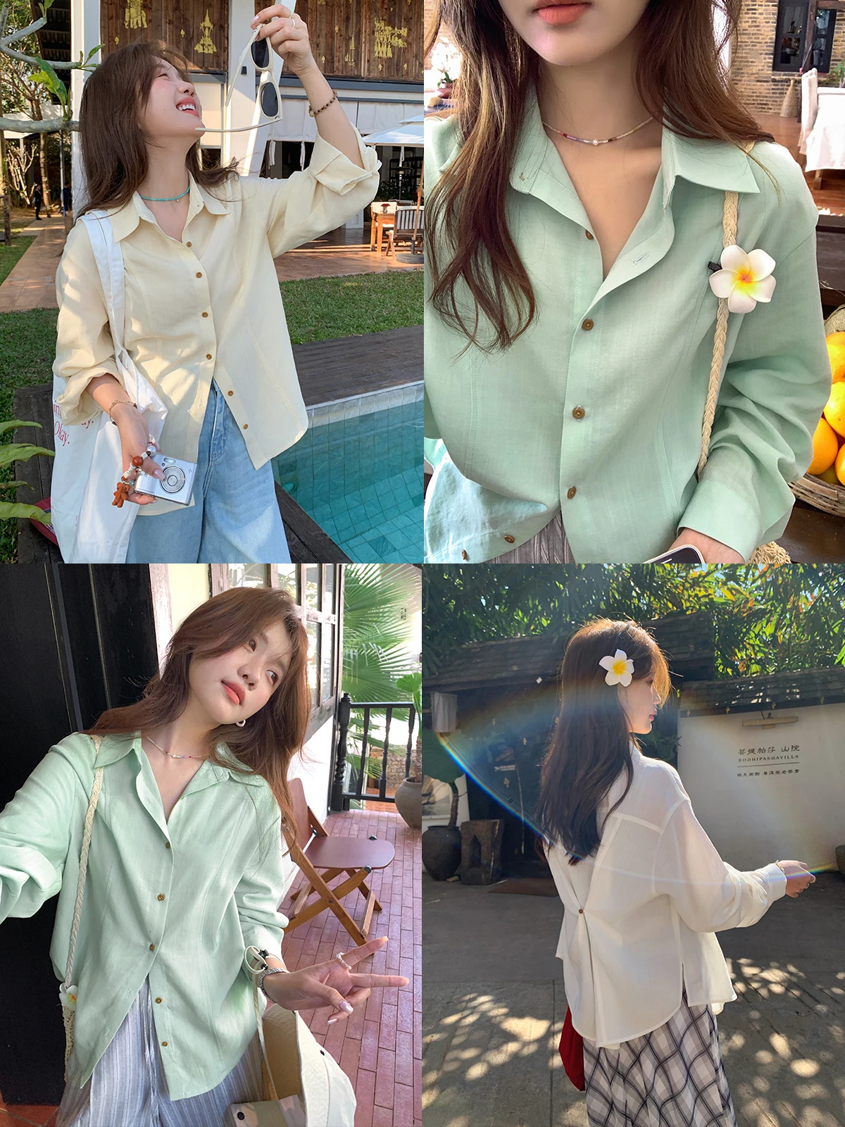 Женская рубашка Sisilyon в корейском стиле, на пуговицах, из 100% хлопка Lenzing, для весеннего повседневного образа, с длинным рукавом, дышащая
Женская рубашка Sisilyon в корейском стиле, на пуговицах, из 100% хлопка Lenzing, для весеннего повседневного образа, с длинным рукавом, дышащая