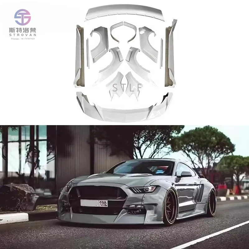 For Mustang Front Bumper Splitter Fender Spoiler Side Skirt Auto Accessories CD Style Body Kits 2015-2017 
For Mustang Front Bumper Splitter Fender Spoiler Side Skirt Auto Accessories CD Style Body Kits 2015-2017