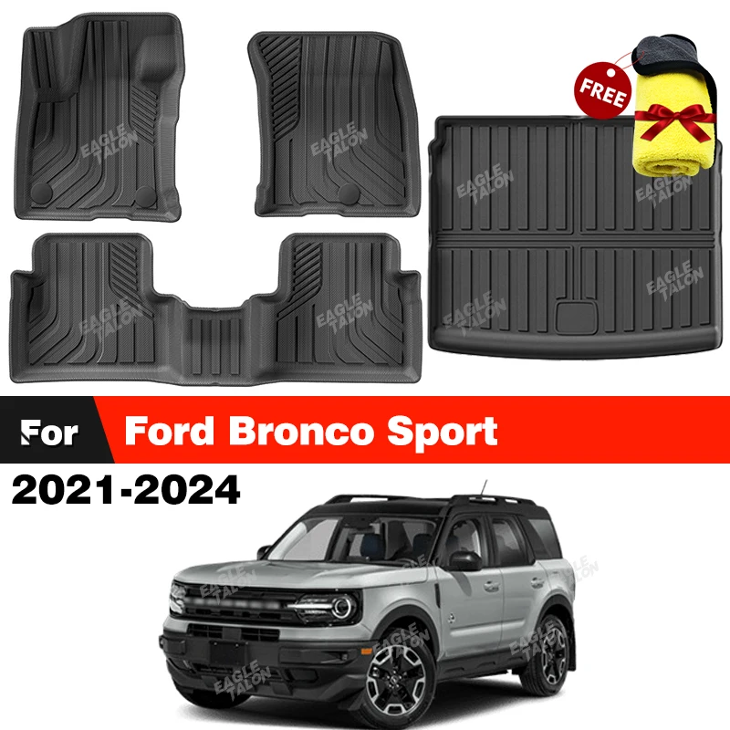 For Ford bronco sport 2021-2024 2023 2022 All-Weather TPE Floor Mat Trunk Mat Carpet Cover Automotive Interior Accessories
For Ford bronco sport 2021-2024 2023 2022 All-Weather TPE Floor Mat Trunk Mat Carpet Cover Automotive Interior Accessories