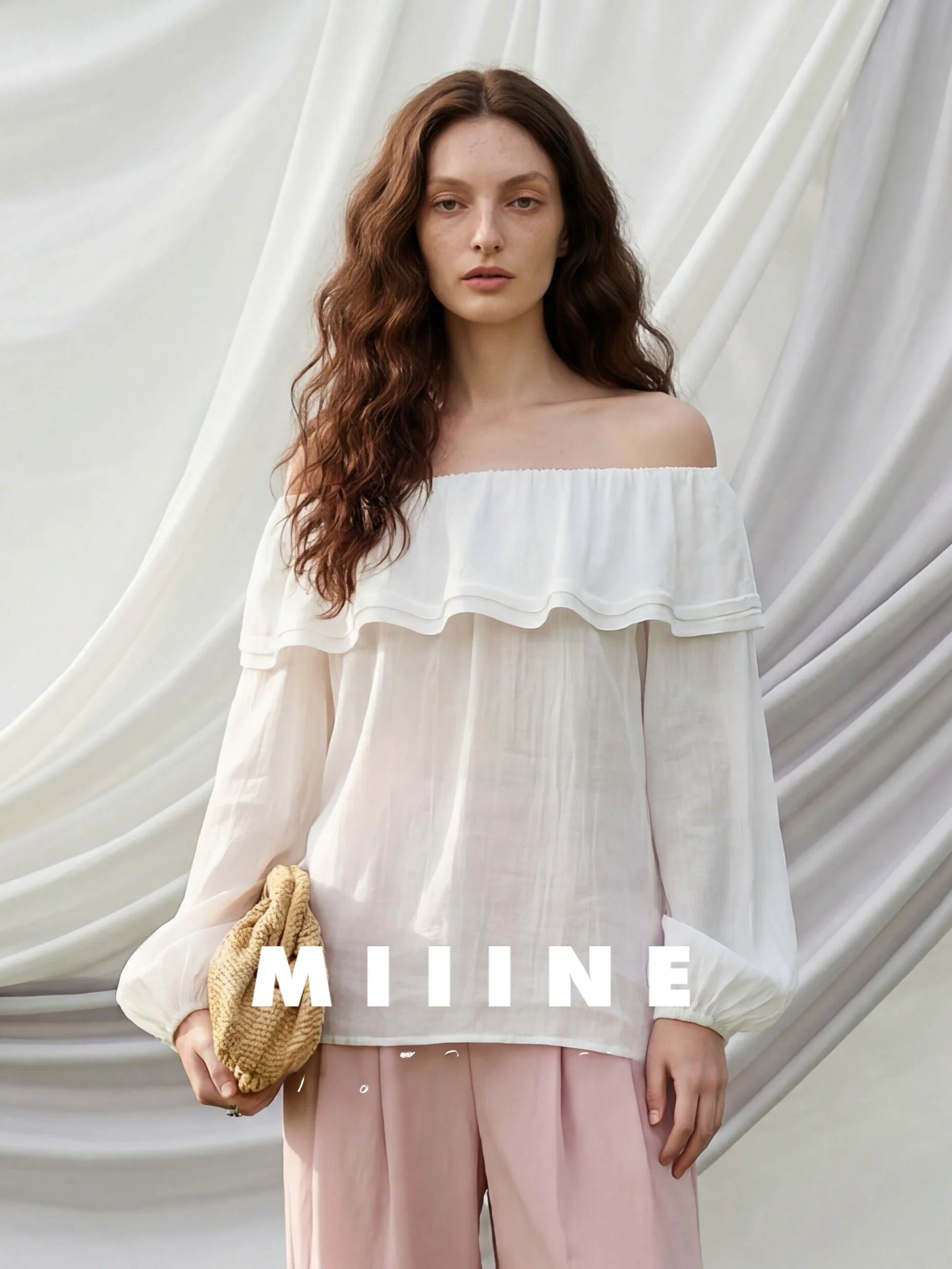 MIIINE Free Praise One Shoulder Long Sleeve Women's Shirt Translucent Unique Design French Style Loose Fit Summer Cool Sensation
MIIINE Free Praise One Shoulder Long Sleeve Women's Shirt Translucent Unique Design French Style Loose Fit Summer Cool Sensation