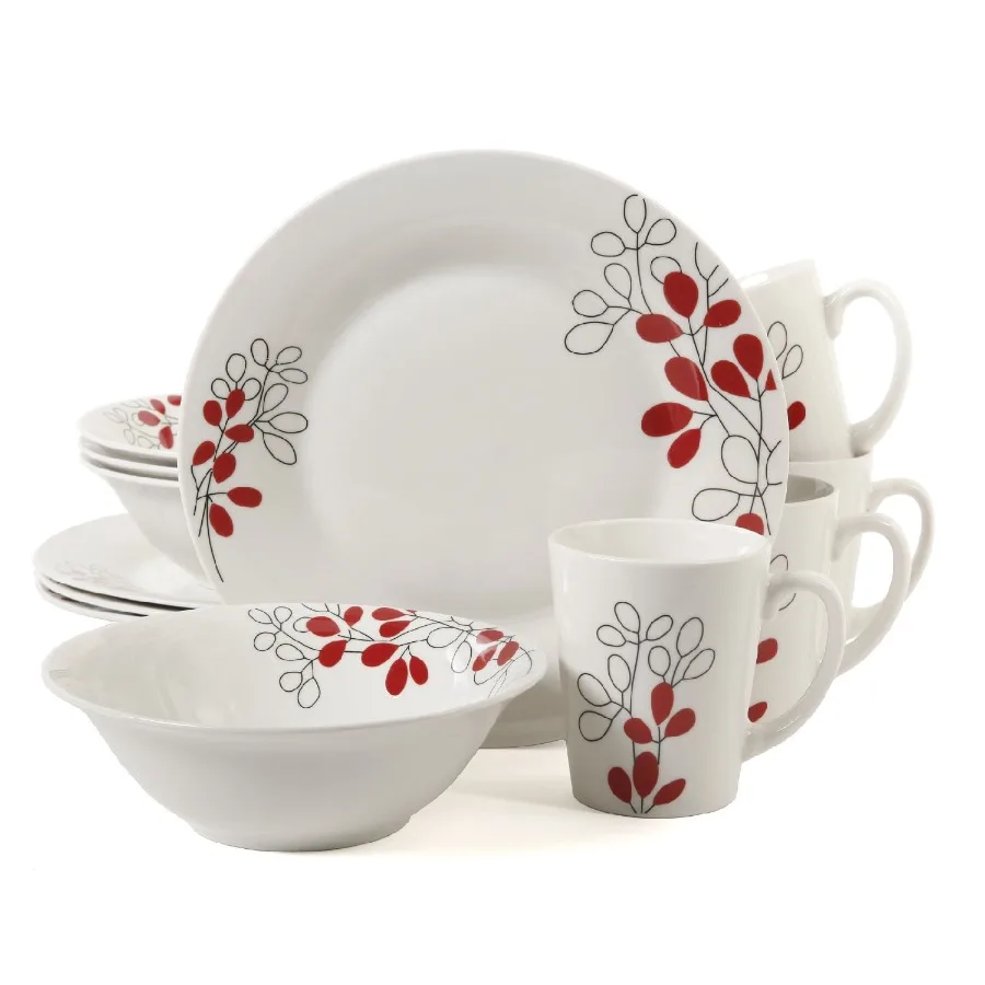 Home Scarlet Leaves Dinnerware Set 12 Piece
Home Scarlet Leaves Dinnerware Set 12 Piece