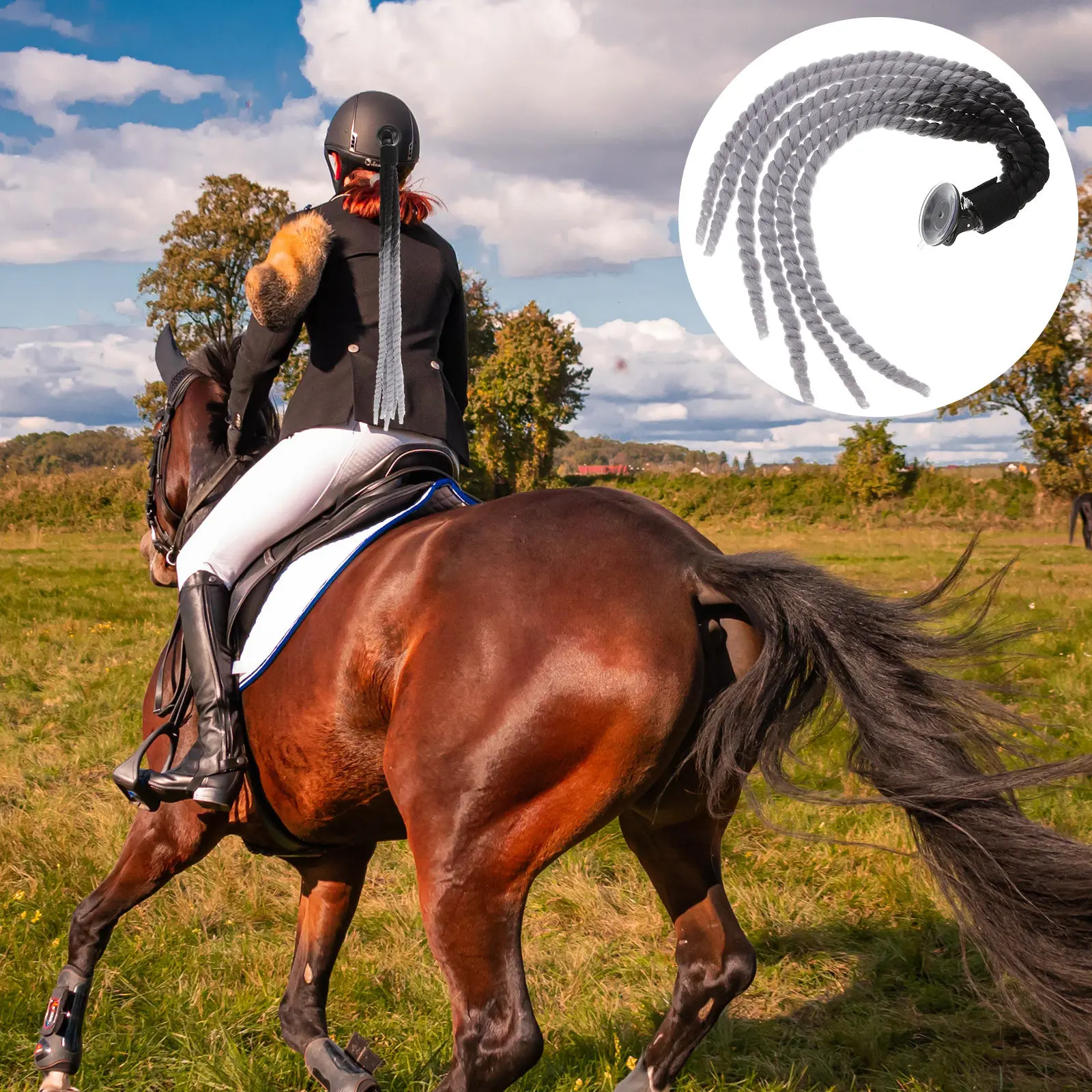Dreadlocks Ponytail Bike Braid Decal Decoration Hair Motorcycle Unisex ABS PU Fiber Durable Bright Suction Cup
Dreadlocks Ponytail Bike Braid Decal Decoration Hair Motorcycle Unisex ABS PU Fiber Durable Bright Suction Cup