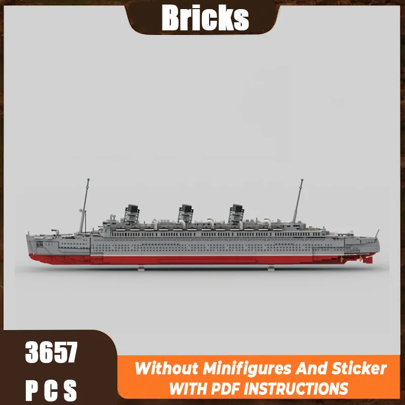 Изысканный новый продукт MOC, строительные блоки, военная модель, RMS Queen Mary, технология, модульная детская игрушка, набор для сборки «сделай сам»
Изысканный новый продукт MOC, строительные блоки, военная модель, RMS Queen Mary, технология, модульная детская игрушка, набор для сборки «сделай сам»