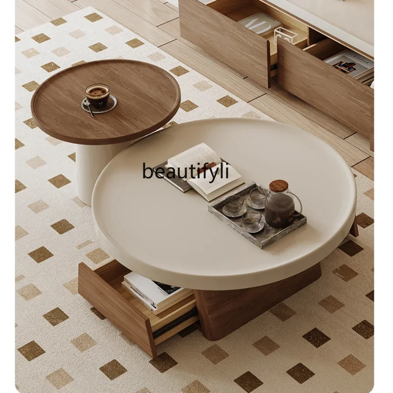 Coffee Table Living Room Home round Coffee Table Retro round Tea Table TV Cabinet Unit
Coffee Table Living Room Home round Coffee Table Retro round Tea Table TV Cabinet Unit
