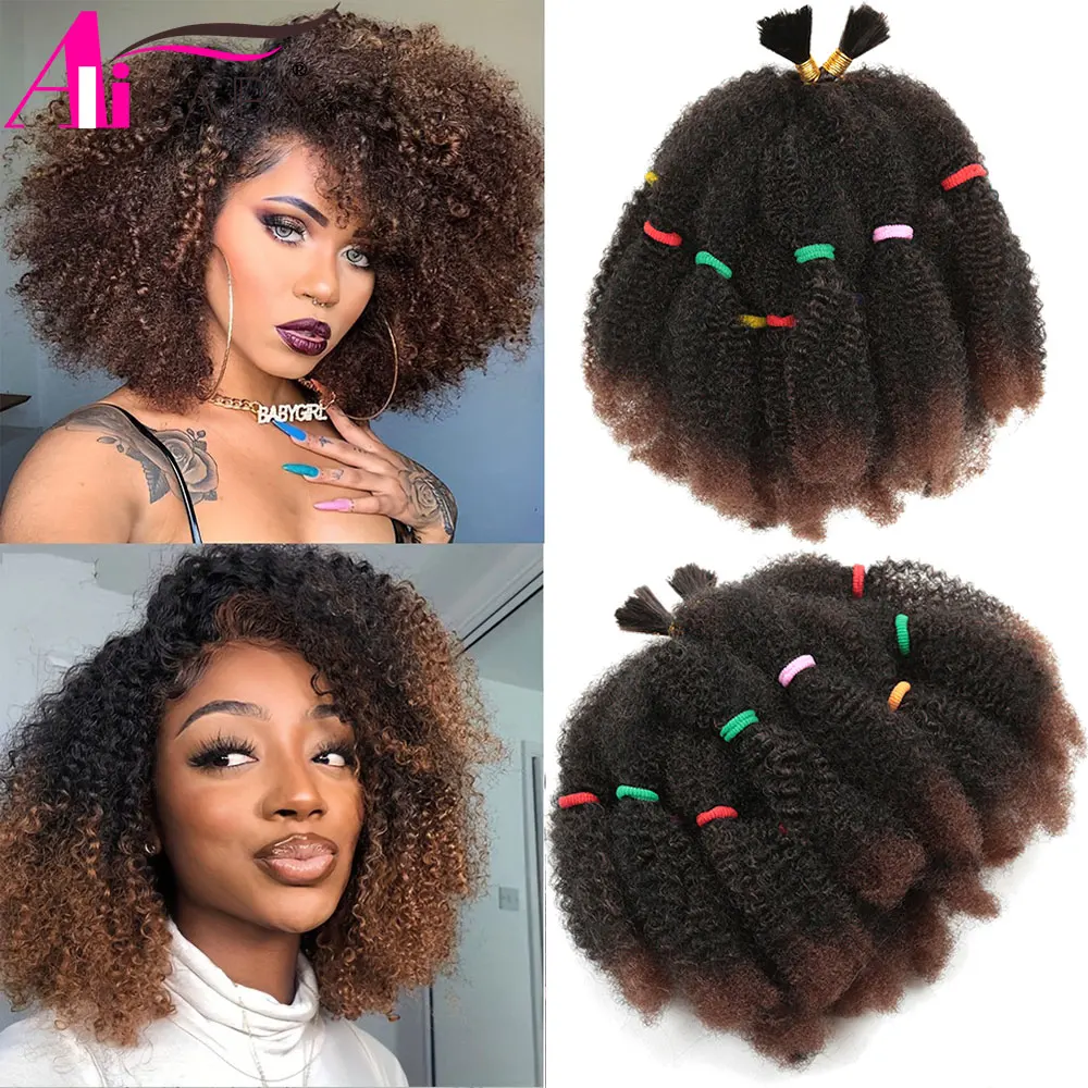 Alibaby 12-дюймовые синтетические афро-кудрявые вьющиеся объемные волосы, плетение крючком, пучки волос для наращивания дредов 
Alibaby 12-дюймовые синтетические афро-кудрявые вьющиеся объемные волосы, плетение крючком, пучки волос для наращивания дредов