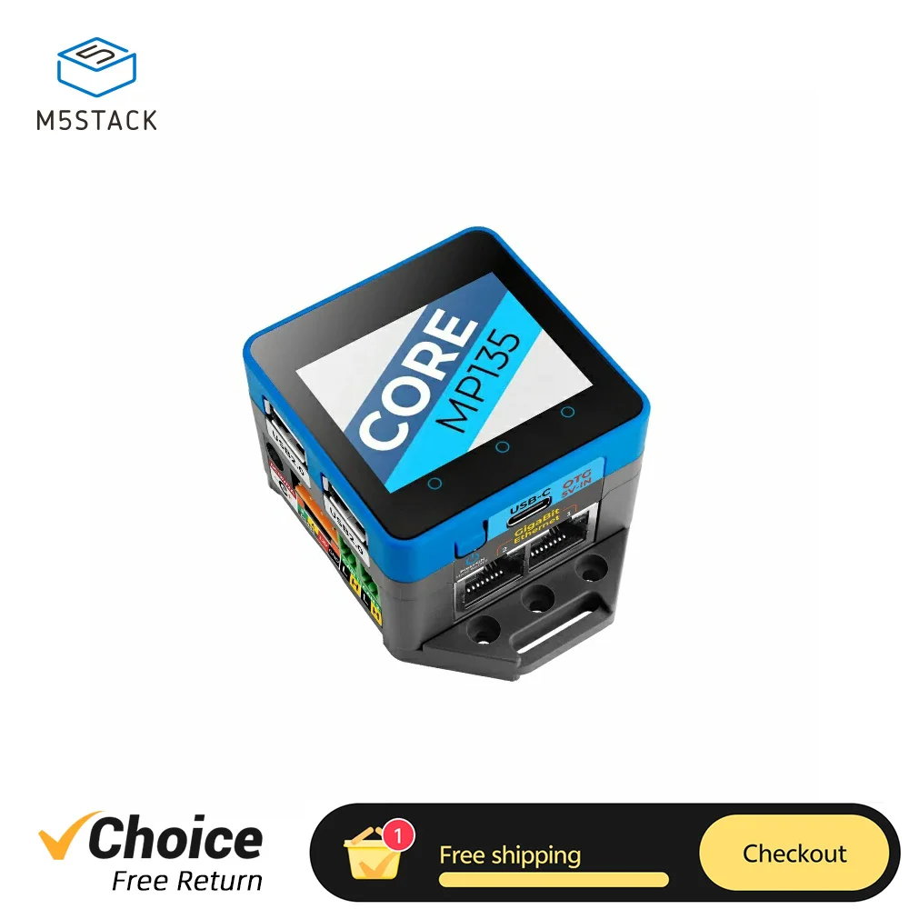 M5Stack CoreMP135 Интегрированный комплект промышленного управления Linux STM32MP135DAE7 2,0-дюймовый IPS 1 ГГц 4 ГБ Core Series Development Kit
M5Stack CoreMP135 Интегрированный комплект промышленного управления Linux STM32MP135DAE7 2,0-дюймовый IPS 1 ГГц 4 ГБ Core Series Development Kit