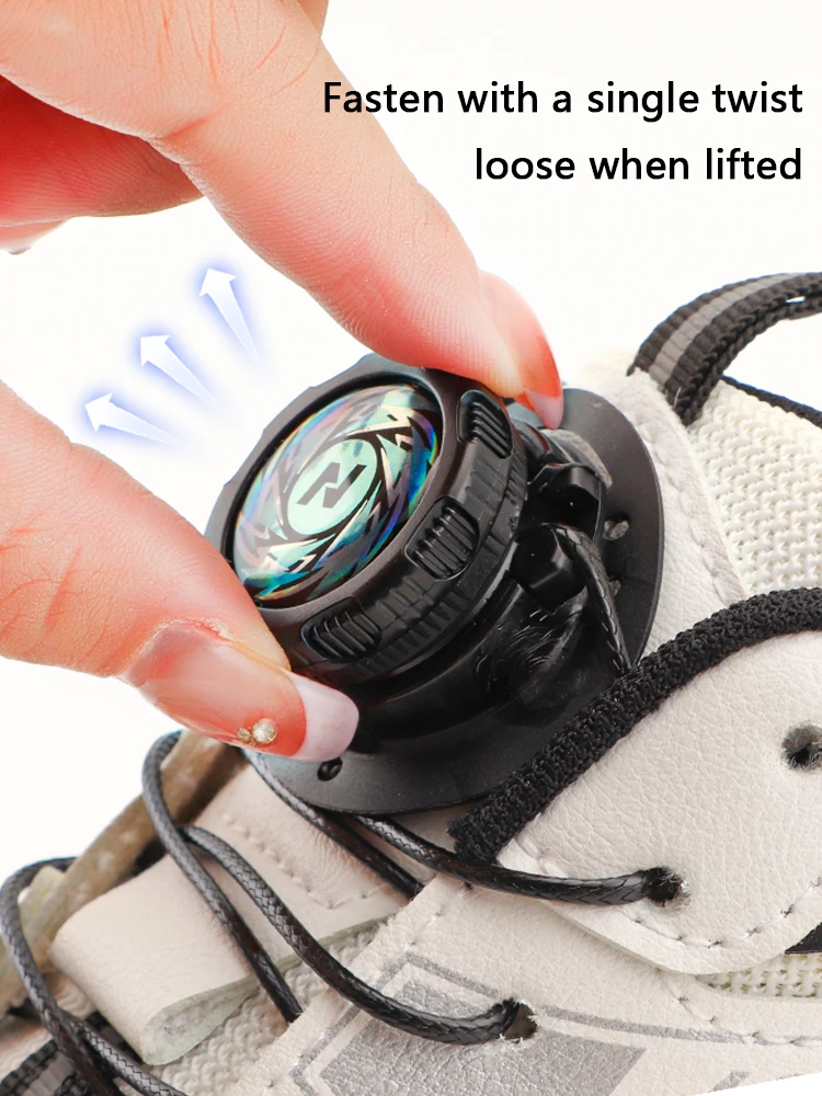 No Tie Shoelaces Steel Wire Reinforced Round Shoe Laces Easy On Easy Off Lazy Shoes Lace For Sneakers Rotating Button Lock
No Tie Shoelaces Steel Wire Reinforced Round Shoe Laces Easy On Easy Off Lazy Shoes Lace For Sneakers Rotating Button Lock