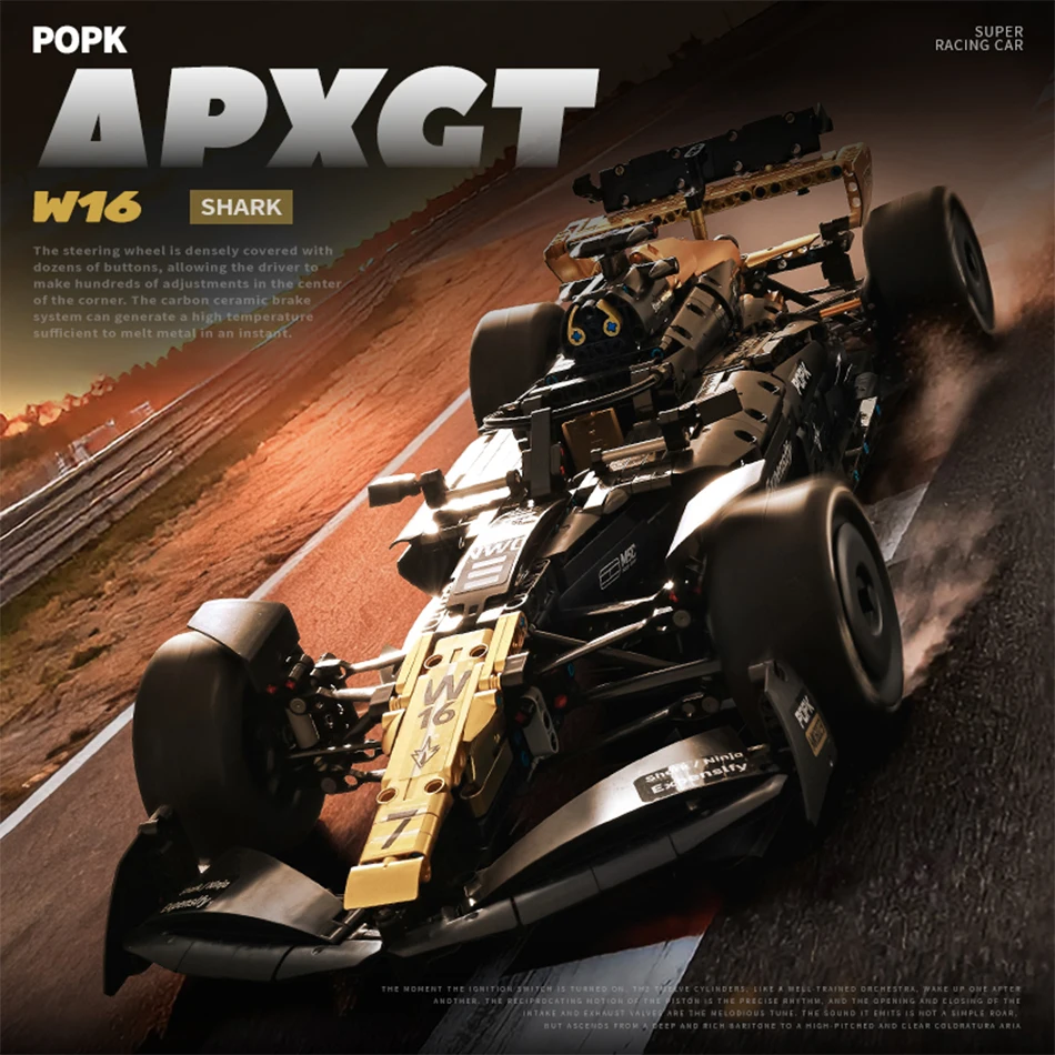 1:8 Restore No. 7 Black Golden Racing Car Building Blocks Sports Vehicle Champion Team Racer Bricks Toys for Kids Birthday Gifts
1:8 Restore No. 7 Black Golden Racing Car Building Blocks Sports Vehicle Champion Team Racer Bricks Toys for Kids Birthday Gifts