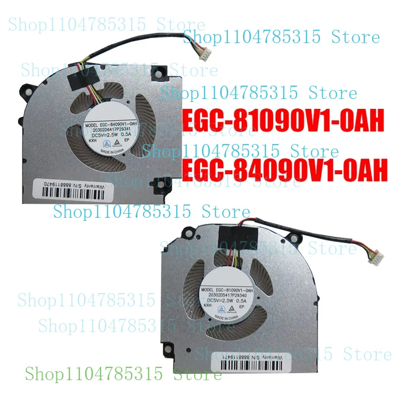 Laptop Fan EGC-81090V1-0AH 20302D5417P29340 EGC-84090V1-0AH 20302D6417P29341 DC5V 2.5W 0.5A New
Laptop Fan EGC-81090V1-0AH 20302D5417P29340 EGC-84090V1-0AH 20302D6417P29341 DC5V 2.5W 0.5A New