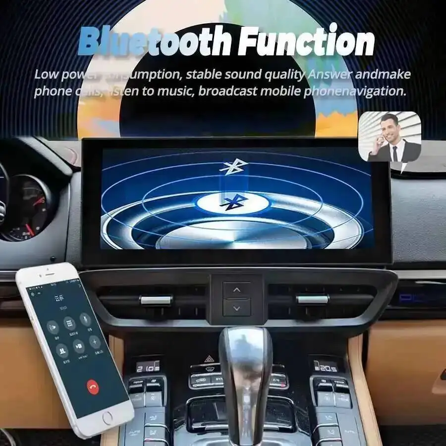 Автомагнитола Android Auto для Porsche Cayenne 2010-2017, 12.3-дюймовый экран, поддержка CarPlay, GPS, беспроводное подключение, аксессуары для автомобилей с правым рулем.
Автомагнитола Android Auto для Porsche Cayenne 2010-2017, 12.3-дюймовый экран, поддержка CarPlay, GPS, беспроводное подключение, аксессуары для автомобилей с правым рулем.