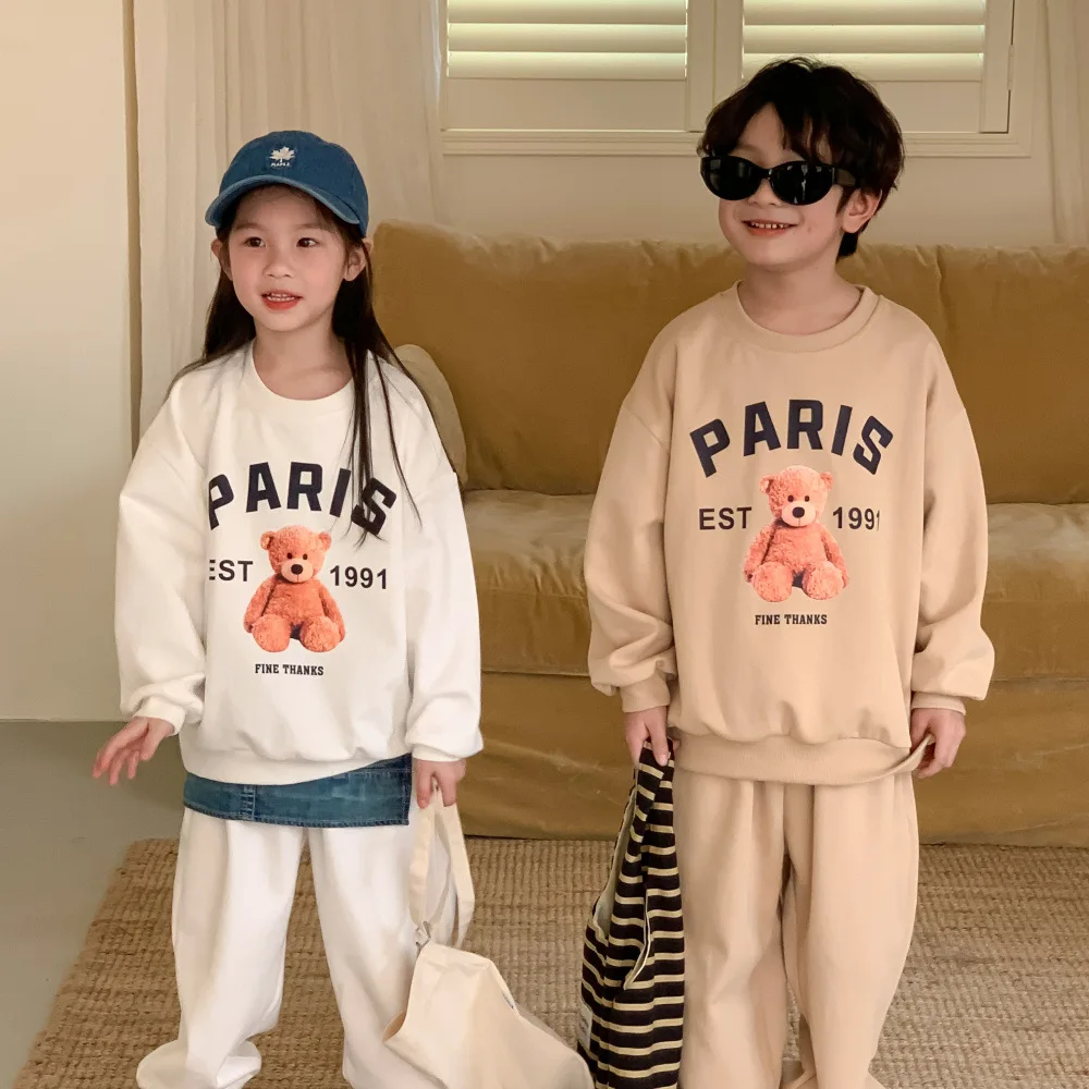 2024 Spring sibling clothes sets cartoon children outfits Boys and girls Hoodies and pants 2Pcs set
2024 Spring sibling clothes sets cartoon children outfits Boys and girls Hoodies and pants 2Pcs set