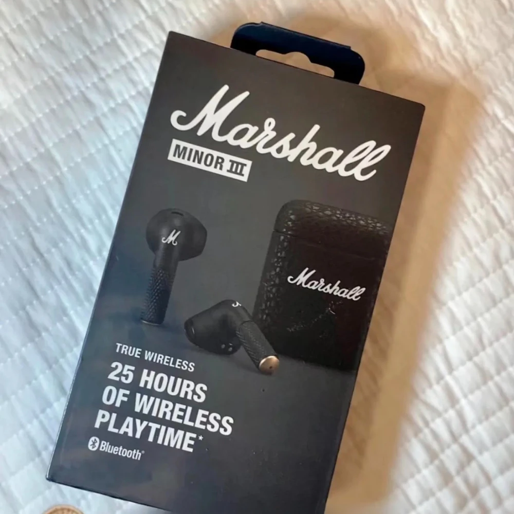 Marshall Minor III True Wireless Earbuds, Bluetooth 5.2, 25H Playtime, IPX4 Waterproof
Marshall Minor III True Wireless Earbuds, Bluetooth 5.2, 25H Playtime, IPX4 Waterproof