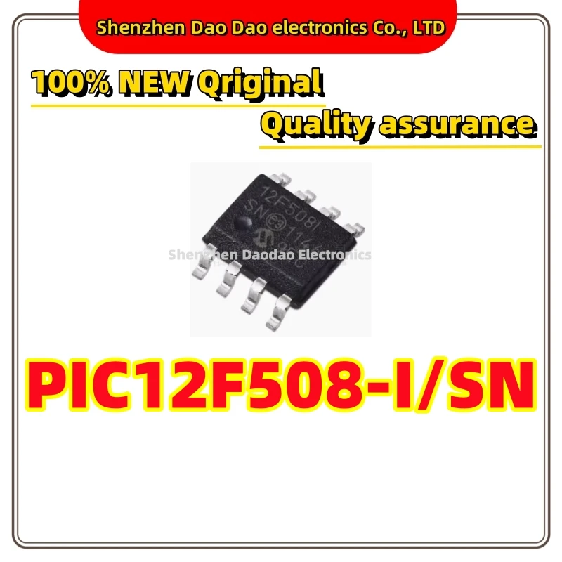 5 PIC12F508-I/SN 12F508-I SOP-8 8-bit microcontroller flash memory chip IC New original
5 PIC12F508-I/SN 12F508-I SOP-8 8-bit microcontroller flash memory chip IC New original