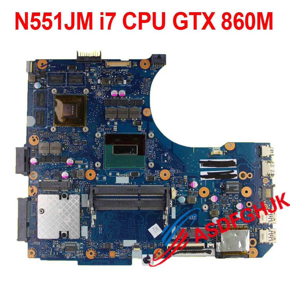 Для ASUS N551J N551JW N551JX N551JM материнская плата i7 CPU GTX 860M тест ОК Бесплатная доставка
Для ASUS N551J N551JW N551JX N551JM материнская плата i7 CPU GTX 860M тест ОК Бесплатная доставка