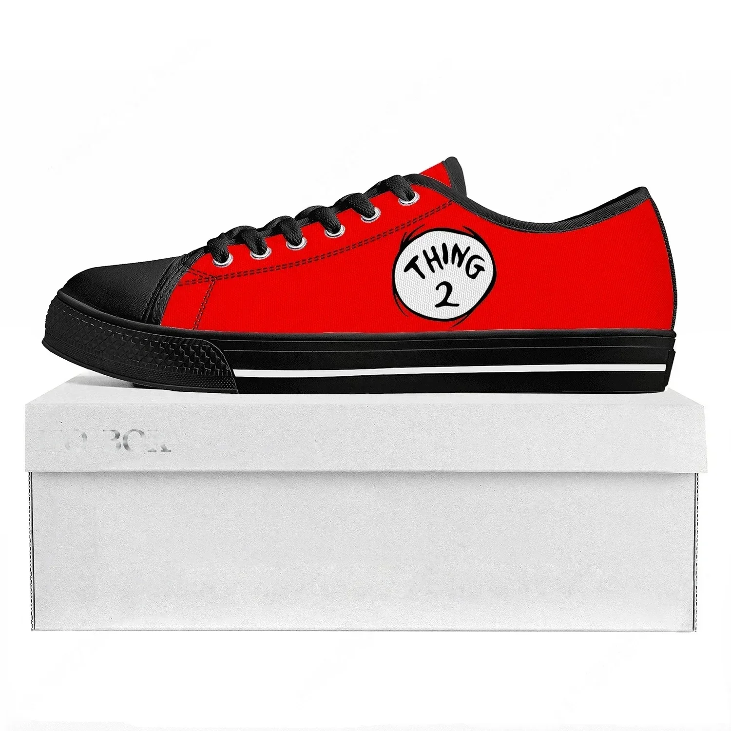 Dr Seuss Thing 1 Thing 2 Red Low Top Sneakers Mens Womens Teenager Canvas Sneaker High Quality Casual Couple Shoes Custom Shoe
Dr Seuss Thing 1 Thing 2 Red Low Top Sneakers Mens Womens Teenager Canvas Sneaker High Quality Casual Couple Shoes Custom Shoe