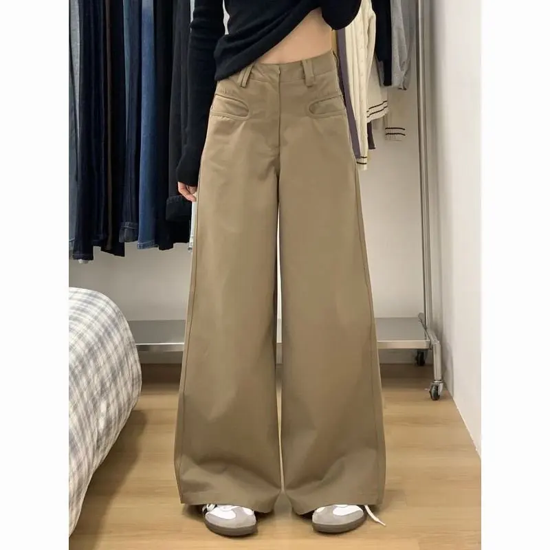 Loose Wide Leg Pants Women's Casual Trousers Spring Summer 2025 New Design High Waist Long Pants Floor Length Drapey Pants
Loose Wide Leg Pants Women's Casual Trousers Spring Summer 2025 New Design High Waist Long Pants Floor Length Drapey Pants