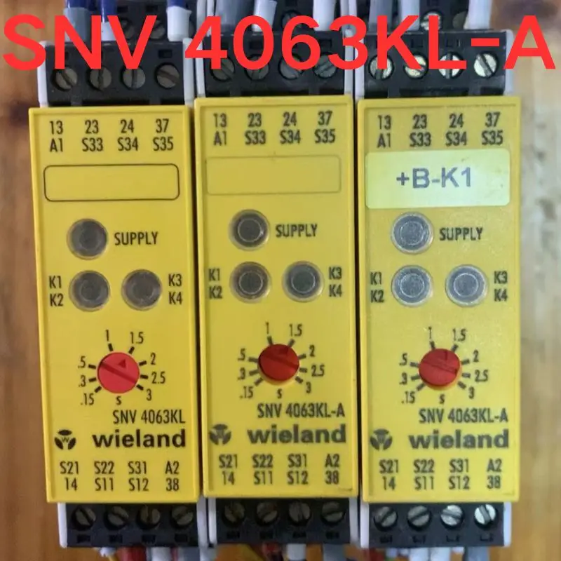 Подержанное тестирование OK, реле безопасности SNV 4063KL-A,SNV 4063KL
Подержанное тестирование OK, реле безопасности SNV 4063KL-A,SNV 4063KL