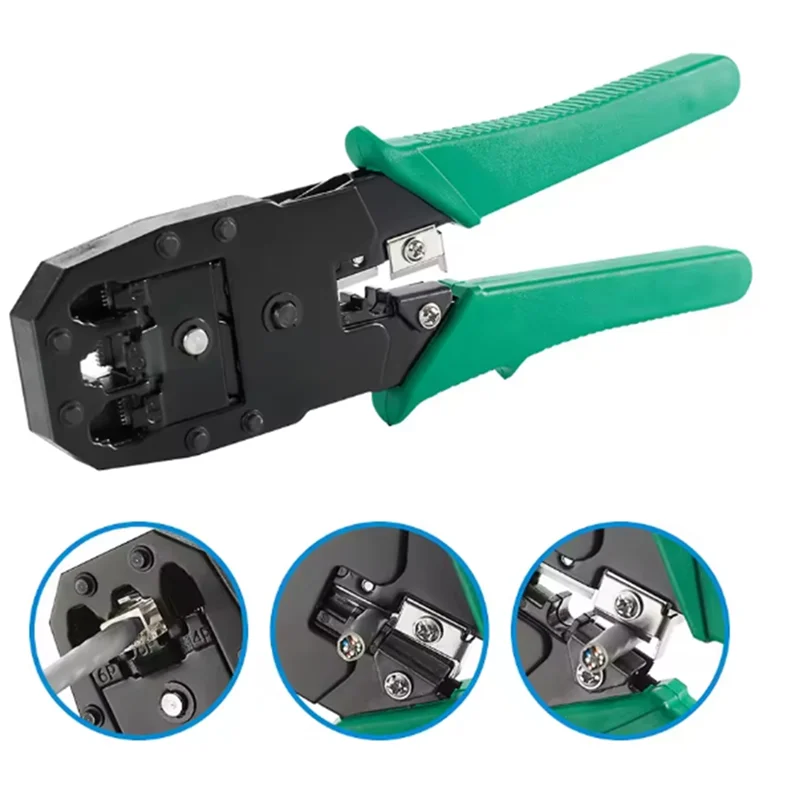 A23P RJ45 Crimping Tool RJ11 RJ45 Stripper Crimper Cutter Plier For 6P 8P RJ11 RJ12 RJ45 Ethernet Network LAN Cable
A23P RJ45 Crimping Tool RJ11 RJ45 Stripper Crimper Cutter Plier For 6P 8P RJ11 RJ12 RJ45 Ethernet Network LAN Cable