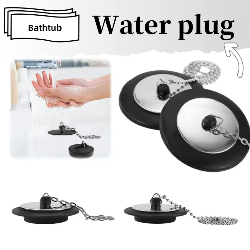 1Pcs Stainless Steel Bath Plug Rubber Drain Stopper Water Bathtub Caps Universal Sink Drains for Kitchen Bathroom Accessory
1Pcs Stainless Steel Bath Plug Rubber Drain Stopper Water Bathtub Caps Universal Sink Drains for Kitchen Bathroom Accessory