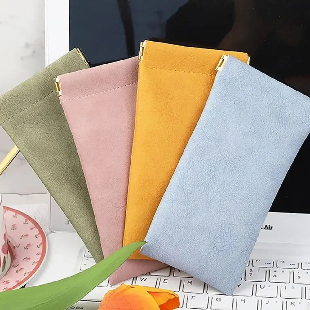Sheepskin PU Sun Glasses Pouch Simple Soft Leather Eyewear Storage Bags Solid Eyewear Accessories Waterproof Bag Case Gifts
Sheepskin PU Sun Glasses Pouch Simple Soft Leather Eyewear Storage Bags Solid Eyewear Accessories Waterproof Bag Case Gifts