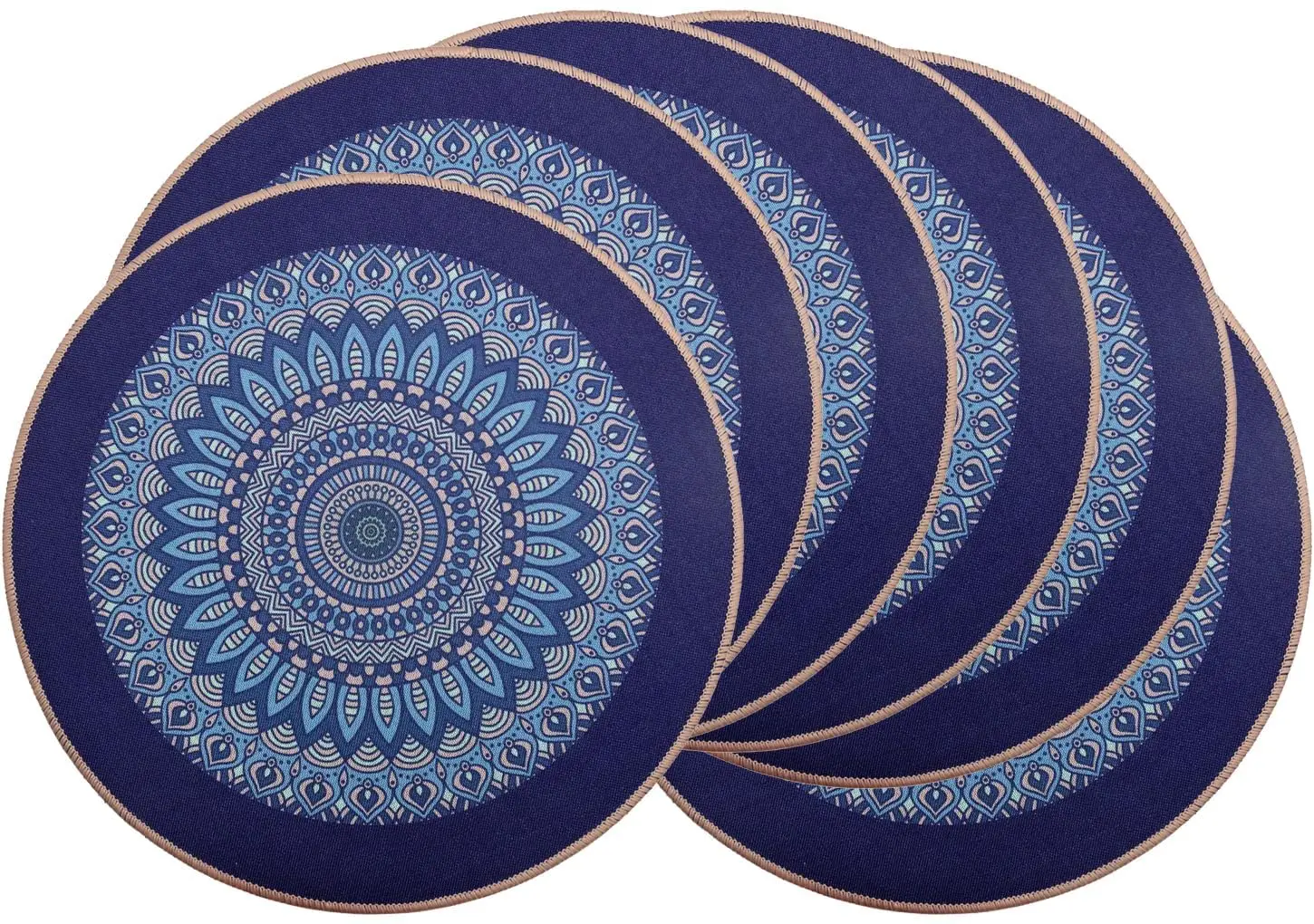 Round Boho Placemats , Rubber Heat Resistant Tabel Mats, Waterproof Washable Placemat for Dining Table Decoration
Round Boho Placemats , Rubber Heat Resistant Tabel Mats, Waterproof Washable Placemat for Dining Table Decoration