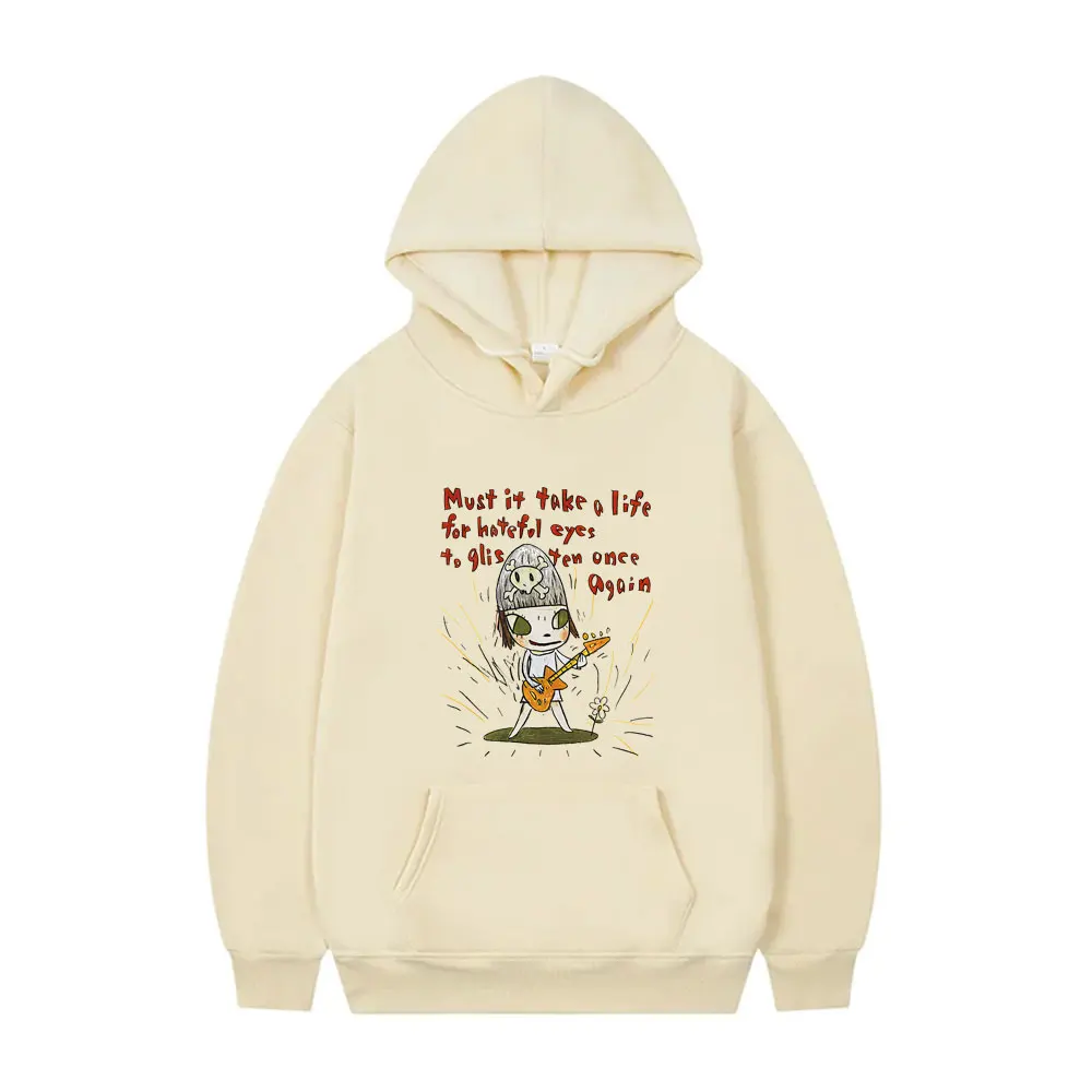 Yoshitomo Nara Must It Take A Life for Hateful Eyes To Glisten Once Again Hoodie Men Women Casual Tracksuit Male Vintage Hoodies
Yoshitomo Nara Must It Take A Life for Hateful Eyes To Glisten Once Again Hoodie Men Women Casual Tracksuit Male Vintage Hoodies