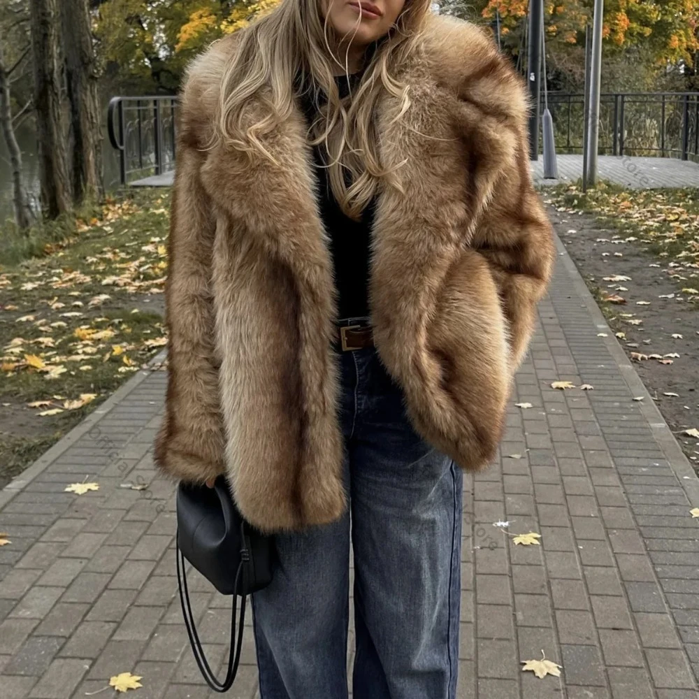 OFTBUY Faux Fur Jacket Women Exclusive Striped Fake Fur Coat Outerwear Women's Fur Coat Outerwear Fluffy Fur Female Winter Loose
OFTBUY Faux Fur Jacket Women Exclusive Striped Fake Fur Coat Outerwear Women's Fur Coat Outerwear Fluffy Fur Female Winter Loose