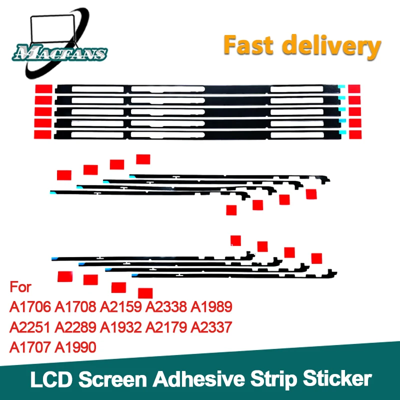 New For Macbook Air Pro 13" LCD Screen Adhesive Sticker A1706 1932 A1708 A1989 A2179 A2337 Adhesive Strip Glue Tape Replacement
New For Macbook Air Pro 13" LCD Screen Adhesive Sticker A1706 1932 A1708 A1989 A2179 A2337 Adhesive Strip Glue Tape Replacement